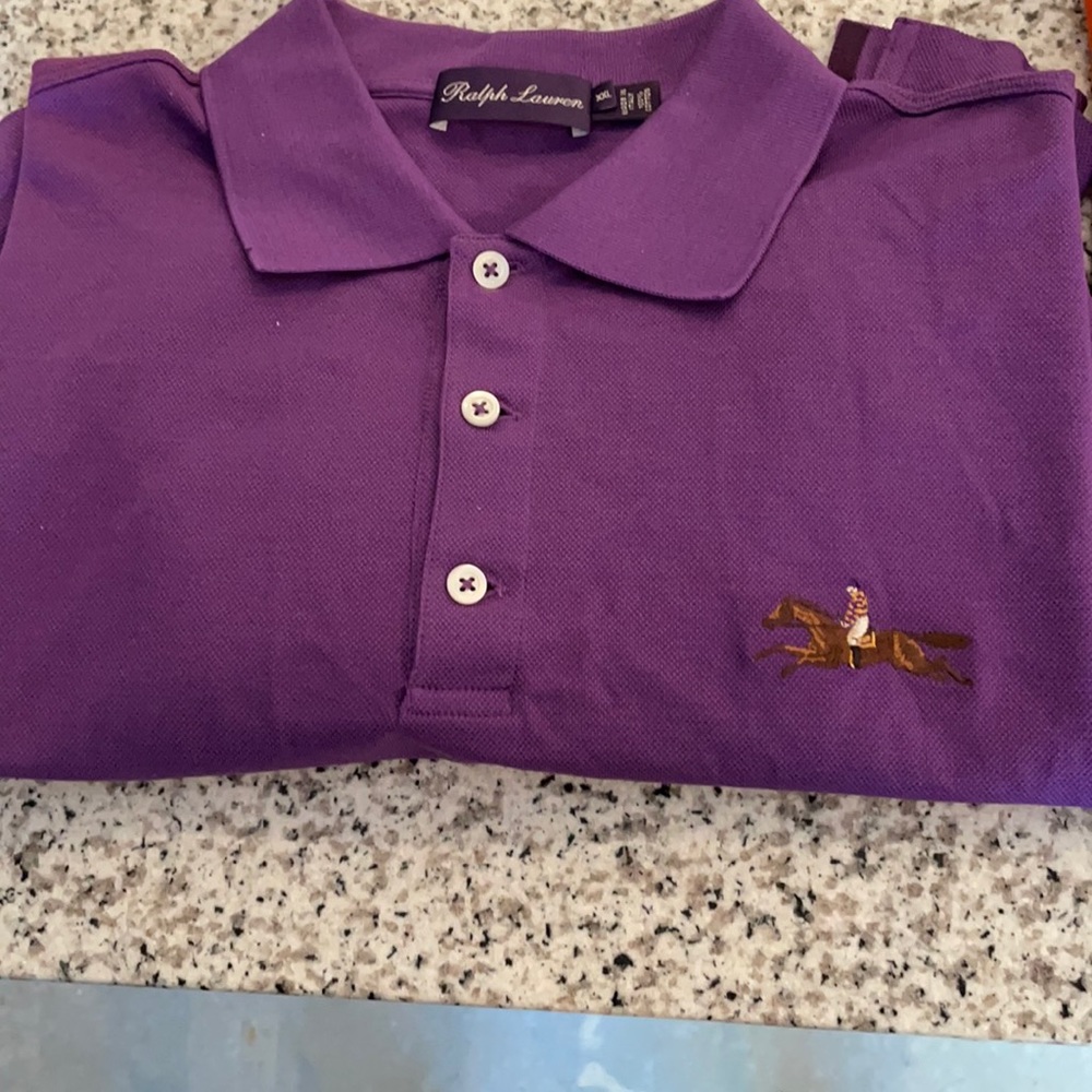 Ralph Lauren Purple Label jumping jockey SS polo.